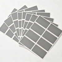 Étiquettes à gratter 23*42 mm Gris Autocollantes en vinyle anti-contrefaçon pour cartes à gratter