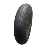 Ruize 16\" 4.8/4.00-8 Nouvelle roue de brouette en plastique avec pneu gonflable de taille standard en caoutchouc pour restaurant, hôtel, OEM