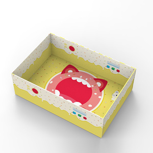 Einweg-Reise-Katzenklo in Rechteckform mit Umweltfreundlichem FSC-Zertifiziertem Wellpappe UV-Druck Faltbares Design - Product Image 3