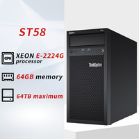 Nouveau Serveur Tour Thinksystem ST58 Processeur Intel Xeon GPU Ordinateur Stockage Système ERP Cloud Deepseek IA