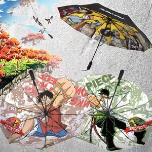 Paraguas de personaje de <span class=keywords><strong>Manga</strong></span> de una pieza Luffy y Zoro con caja de regalo Paraguas relacionados con Anime de metal para niñas - Product Image 3