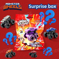 Pack Surprise de Voitures Tout-Terrain Acrobatiques à Collectionner – Mini Monster Truck à Tirer en Arrière avec Lanceur – Idéal pour Sacs Cadeaux de Fête Unisexe – Plastique