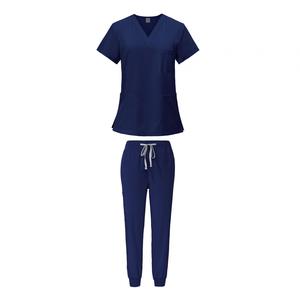 Set da donna lavabile in lavatrice abbigliamento da lavoro da infermiera per uso salone di bellezza - Product Image 3