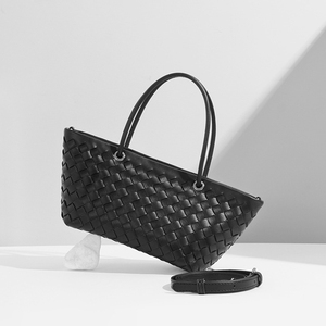 Nuova Collezione 2026: Borse Tote da Donna Casual Versatili in Pelle PU Intrecciata, Borsa a Spalla/Tracolla dal Design Unico - Product Image 3