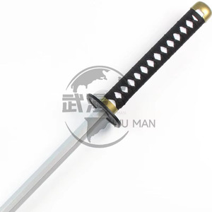 <span class=keywords><strong>Espada</strong></span> Iletto <span class=keywords><strong>Aki</strong></span> <span class=keywords><strong>Hayakawa</strong></span> con Diseño de Dibujos Animados, Katana de Juguete de Madera, Set de Espadas para Cosplay, Unisex, 14+ - Product Image 4