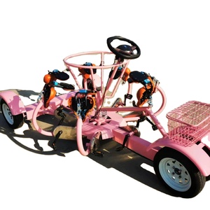 Vélo-bar mobile à prix abordable, bus touristique à pédales, vélo de fête pour bière et vin, personnalisable pour la vente - Product Image 1