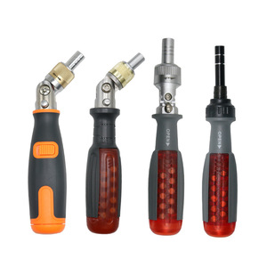 Multi Functional Ratchet <b>Screwdriver</b> Set 190mm Manual <b>Magnetic</b> Diy Tool With Ph Sl Pz <b>Bits</b> - Product Image 2
