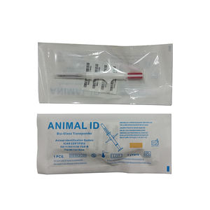 شريحة إلكترونية للماشية بتقنية <span class=keywords><strong>RFID</strong></span> / جهاز تتبع الحيوانات الأليفة مع محقنة 134.2 كيلوهرتز 2.12*12 مم - Product Image 3