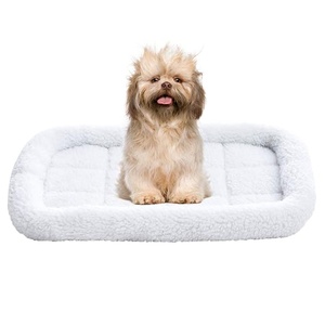 Guaranteed Quality Soft Portable Bolster Pet Bed Dog Bed Mat for Metal Dog Crates