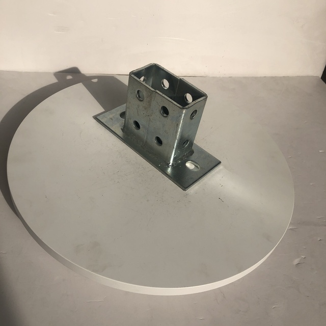 UTT7103 Strut System Mounting Plate, Galvanized Carbon Steel