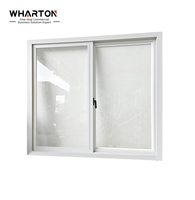 Ventana Corredera de Aluminio con Recubrimiento en Polvo para Proyectos de Renovación de Habitaciones de Hotel con Doble Acristalamiento, Color Blanco Wharton, para Apartamentos Residenciales