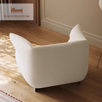 Fauteuil inclinable BLAINE Factory en tissu italien moderne, chaise longue de loisirs, canapé individuel de luxe pour la maison, l'intérieur, le salon, l'hôtel, la chambre