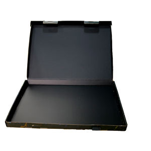 Cajas de Cartón Corrugado para Envíos, Embalaje Personalizado para Ropa, Zapatos y Cosméticos Negros al por Mayor - Product Image 2