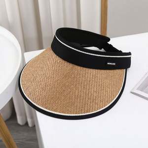 Nuevo Sombrero de Paja Plegable para Mujer con Visera, Bordado 3D y Diseño en Relieve, para Viajes, Uso Casual y Esquí - Product Image 5