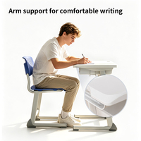 Ensemble bureau et chaise pour étudiant, mobilier scolaire, bureau réglable en hauteur, ensemble bureau et chaise pour enfants, mobilier de classe