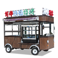 Camion à gaufres mobile, chariot de vente ambulante électrique, remorque barbecue, camion à tacos, kiosque à pizza, caravane alimentaire, chariot alimentaire en bois