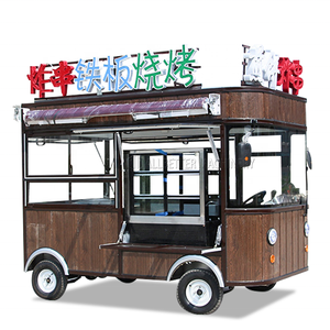 Furgone Mobile per Waffle, Auto Elettrica per Vendita Ambulante, Rimorchio BBQ, Camion per Tacos, Chiosco Pizza, Roulotte Alimentare, Carretto Alimentare in Legno - Product Image 5