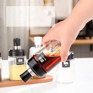 Vente en gros de pots à épices en verre 9-5Glass avec cuillère et couvercle intégrés - Product Image 6