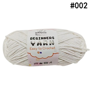 Gros 2mm Ins Creux Fil De Coton Moyenne Boule De Laine Grossière Crochet Teint Motif DIY Tissé Polyester Coton Tricotage À La Main - Product Image 4