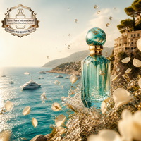 Eau de Parfum Côte d'Azur 18% Bergamote Sel Marin Figue Parfum Unisexe Personnalisé OEM Marque Privée Vente en Gros
