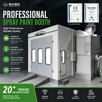 Cabina de Pintura con Sistema de Extracción Silencioso CE Studio, con Tecnología de Reducción de Ruido, para Uso en Talleres de Carrocería Urbanos