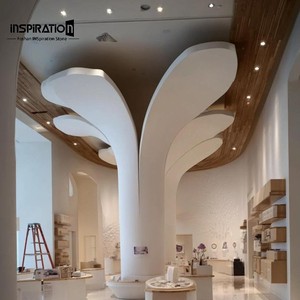 <span class=keywords><strong>Pilar</strong></span> de Arte Escultural GRG para Teatro y Auditorio, Diseño Geométrico Hueco, Característica Acústica - Product Image 1