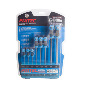 Juego de Llaves Allen con Mango en T FIXTEC de 2-10 mm, 8 Piezas, CRV, Herramienta Manual de Reparación, FHHK4008 - Product Image 6