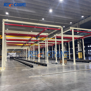 Grúa Puente Rígida Independiente Ligera de 6m 1t con Certificación CE ISO, Grúa de 5 Toneladas con Polipasto Eléctrico - Product Image 1