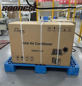120V AC 12000 Btu 18000 Btu 24000 Btu Solar Air Conditioner Hybrid Solar <b>Cooling</b> and Heating Power Air Conditioner for Home - Product Image 5