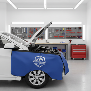 Nuovo Logo personalizzato stampato <span class=keywords><strong>Auto</strong></span> meccanico servizio parafango protezione protezione meccanico magnetico parafango - Product Image 6
