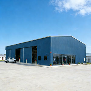 Almacén de estructura de acero prefabricado de diseño moderno personalizable Solución de construcción de almacenes únicos - Product Image 3