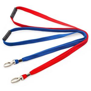 Cordon de sécurité personnalisé en gros impression offset et numérique Tube en polyester avec clip et logo - Product Image 1