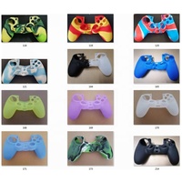 SYYTECH Housse de protection en silicone souple de couleur camouflage pour manette PS4