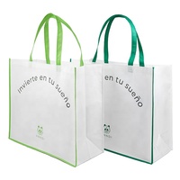 Haute qualité réutilisable grande épicerie Non-tissé Shopping sac fourre-tout coton caractéristiques