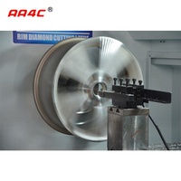 AA4C Machine de Découpe Diamant pour Jantes Alliage, Tour de Réparation de Roues, Tour de Redressage pour Jantes AA-CK6160Q