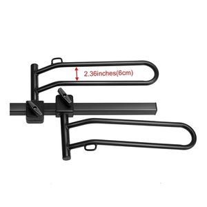 Vélo Tronc Montage En Rack 3 Vélo Arrière Transporteur Carry Rack Voiture Camion avec Fix <span class=keywords><strong>Sangle</strong></span> Capacité Plateau Style Smart Basculement Conception - Product Image 4