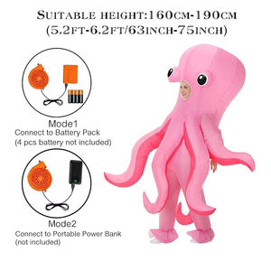 Disfraz Inflable de Criatura Marina, Traje de Pulpo para Mujeres y Hombres, Divertidos Disfraces de Halloween para Fiestas de Disfraces - Product Image 3