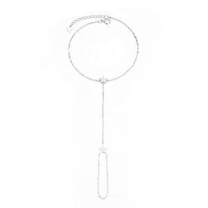 925 Sterling Silver Phong Cách Châu Âu Trang Sức Vòng Đeo Tay Kết Nối Nhẫn Ngón Tay - Product Image 5