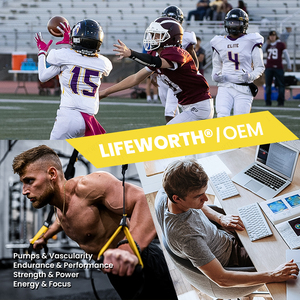 ผงเพิ่มพลังงานสำหรับผู้ใหญ่ Lifeworth ปราศจากน้ำตาล สำหรับผู้ชายและผู้หญิง พร้อมการจัดการพลังงาน - Product Image 3