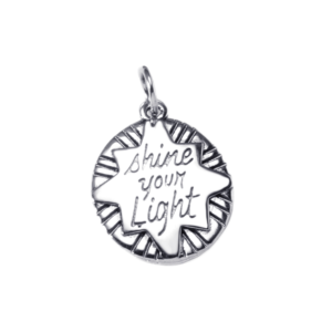 Breloques en argent S925 <span class=keywords><strong>James</strong></span> Avery : sceau du Texas, ours en peluche, cornichon, popcorn, maison, « Shine Your Light », badge religieux - Product Image 4