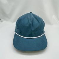 Sombrero de nailon de 5 paneles barato para deportes de verano, gorra Snapback de 5 paneles sin estructura en blanco liso con cuerda/cuerda