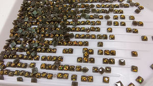 844 DMC # quadrato Shinny Glitter resina pietra <span class=keywords><strong>per</strong></span> arte stampato tessuto diamantati accessori essenziali - Product Image 3