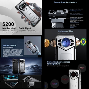 Último DOOGEE S200 teléfono resistente 10100mAh batería Android 14 NFC 5G teléfono 12GB + 256GB 6,72 pulgadas Dual SIM - Product Image 3