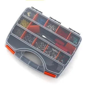 Boîte à outils portable en plastique, ensemble d'organisateurs, étui de rangement - Product Image 6