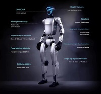 Duygusal Zekalı, WiFi Bağlantılı Walker Tienkung İnsansı Robot, 35kg, 132x450x200mm
