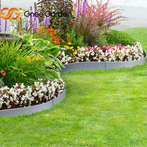 Galvanized Steel Edging Roll - 50ft Continuous <b>Garden</b> <b>Border</b> - Product Image 1