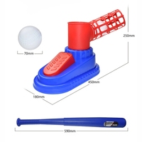 Ensemble de lancer de baseball pour enfants DWI avec batte et balles, jouet de sport d'extérieur pour tout-petits, jouet d'entraînement sportif, cadeau