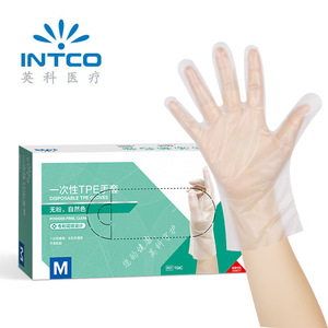 ถุงมือ TPE แบบใช้แล้วทิ้ง ยี่ห้อ Inco Medical ไซส์ M ปราศจากแป้ง เกรดสำหรับอาหาร เหมาะสำหรับงานจัดเลี้ยงและใช้ในบ้าน - Product Image 2