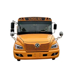 Dongfeng Diesel Automatic Euro 4 Mini School Bus 24-39 Seat Medium Size Yellow Vehicle New/Used Coaches on Cheap Sale