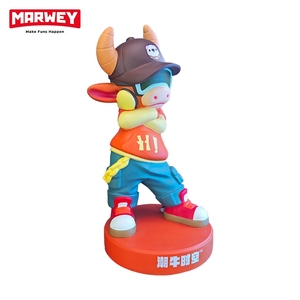 Fornitore di uno Stop all'ingrosso personalizzato statua animale scultura Anime statuetta grande statua di Niuxiha sculture collocate nella sala giochi - Product Image 6